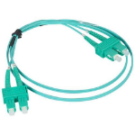 Legrand 032260 Glasvezel kabel 1 m 2x SC OM4 Aqua-kleur