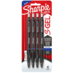 Sharpie 2116200 gel pen Retractable gel pen Fine Blue 4 pc(s)