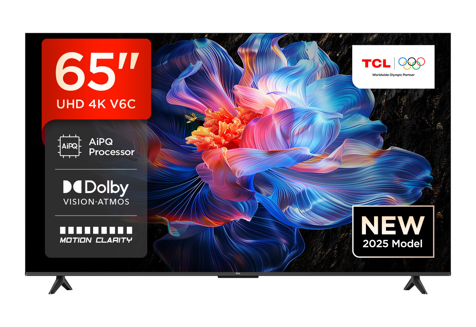 TCL 65V6C-UK TV 165.1 cm (65") 4K Ultra HD Smart TV Wi-Fi Metallic 280 cd/m²