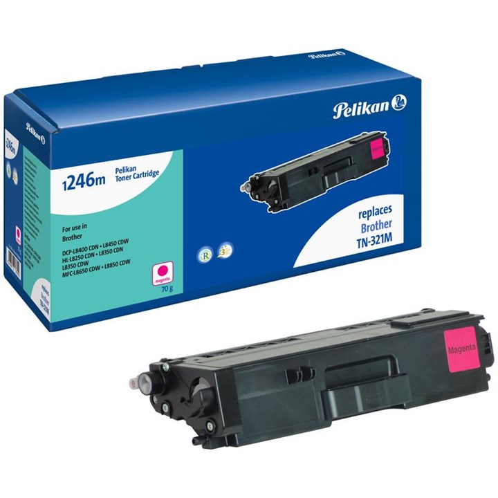 Image of Pelikan Laser Toner For Brother TN-321M Magenta