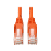 Tripp Lite N201-007-OR Cat6 Gigabit Snagless Molded (UTP) Ethernet Cable (RJ45 M/M), PoE, Orange, 7 ft. (2.13 m)