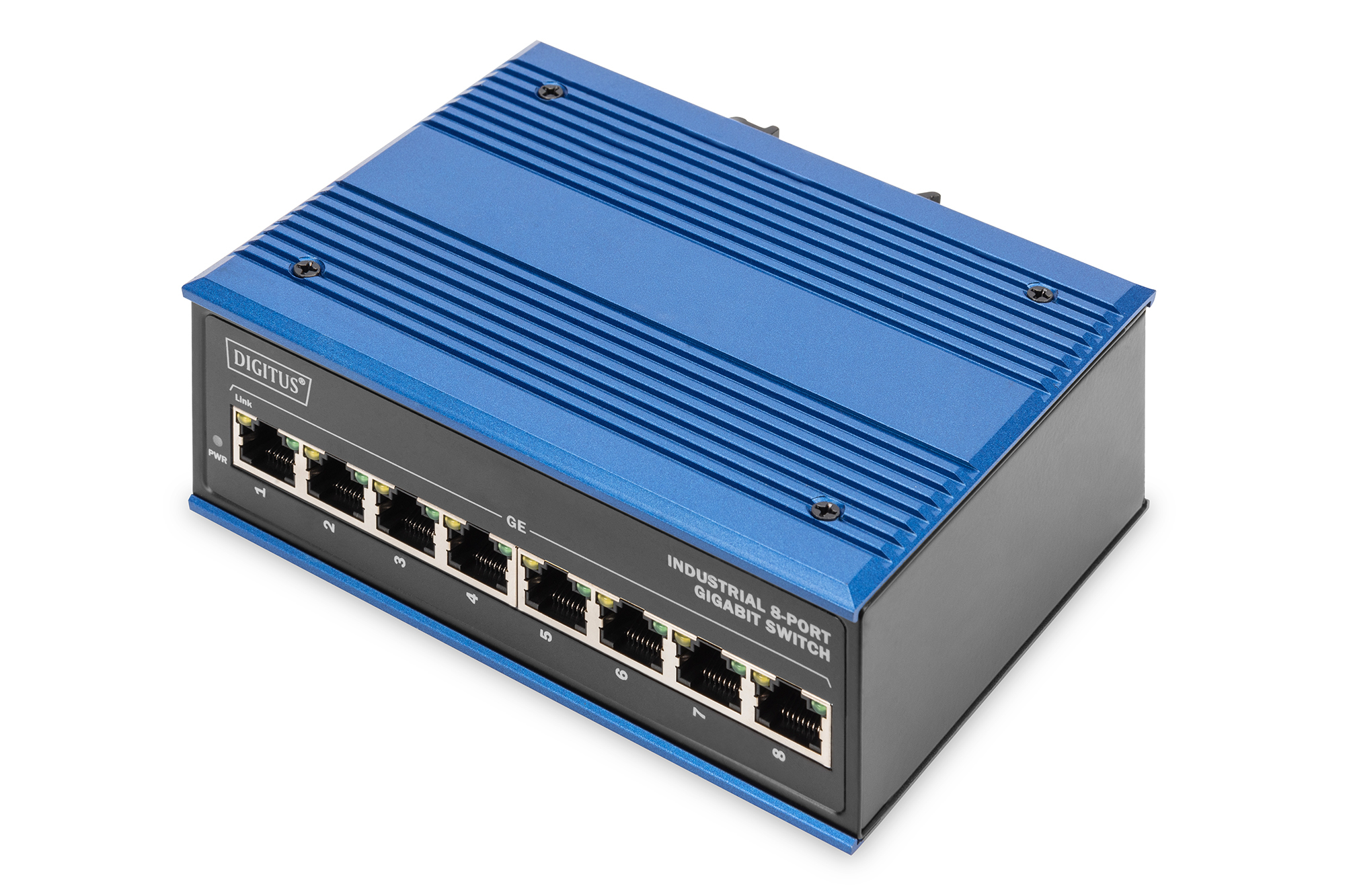 DIGITUS Industrial Gigabit Switch, 8-Port, Unmanaged