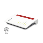 Box FRITZ 7630 EDITION INTERNATIONAL draadloze router 2.5 Gigabit Ethernet Dual-band (2.4 GHz / 5 GHz) Wit, Rood