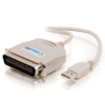 C2G 6ft (1.8m) USB to C36 Parallel Printer Adapter Cable