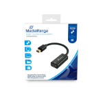 MediaRange MRCS176 video cable adapter 0.15 m Mini DisplayPort HDMI Black