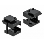 DeLOCK Keystone cover black for fibre couplers 10 pieces