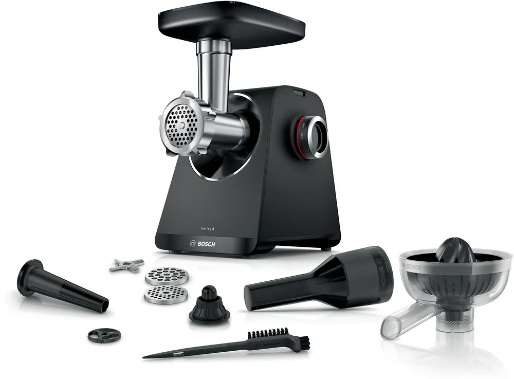 Bosch MFWS430B mincer 1900 W Black, Silver