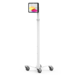 Compulocks iPad 10.9" 10th Gen PowerMove Medical Rolling Cart Black