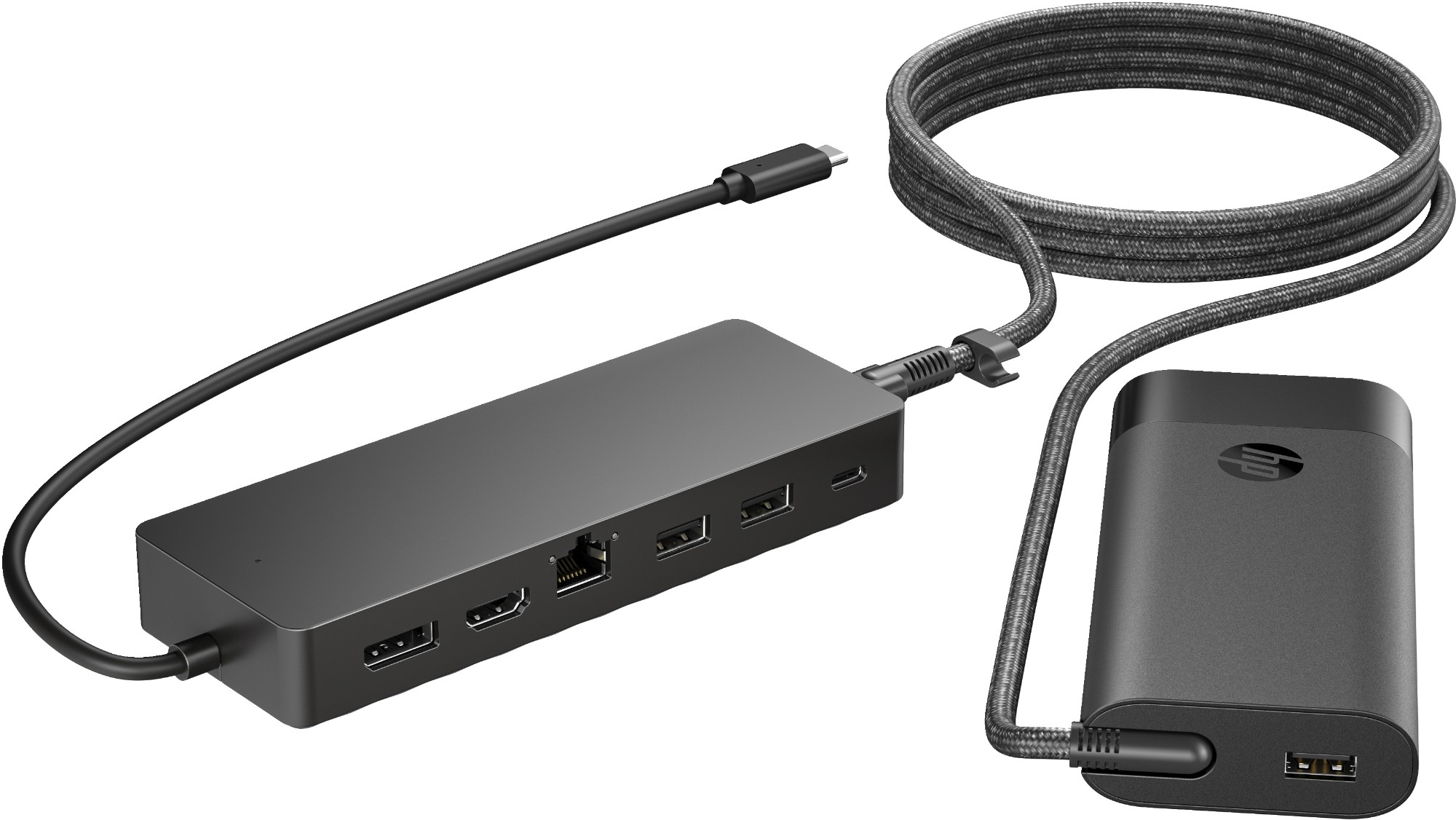 Photos - Other for Laptops HP Universal USB-C Hub and Laptop Charger Combo 9H0H9AA#ABU 