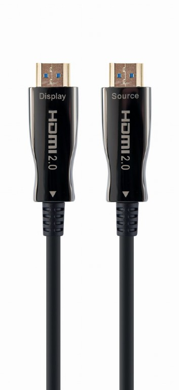 Gembird CCBP-HDMI-AOC-30M-02 HDMI-kabel HDMI Typ A (standard) Svart