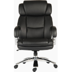 Teknik Colossus Extreme Heavy Duty 24 Hour Executive Bonded Leather Faced Office Chair With Fixed Arms Black - 7200 DD