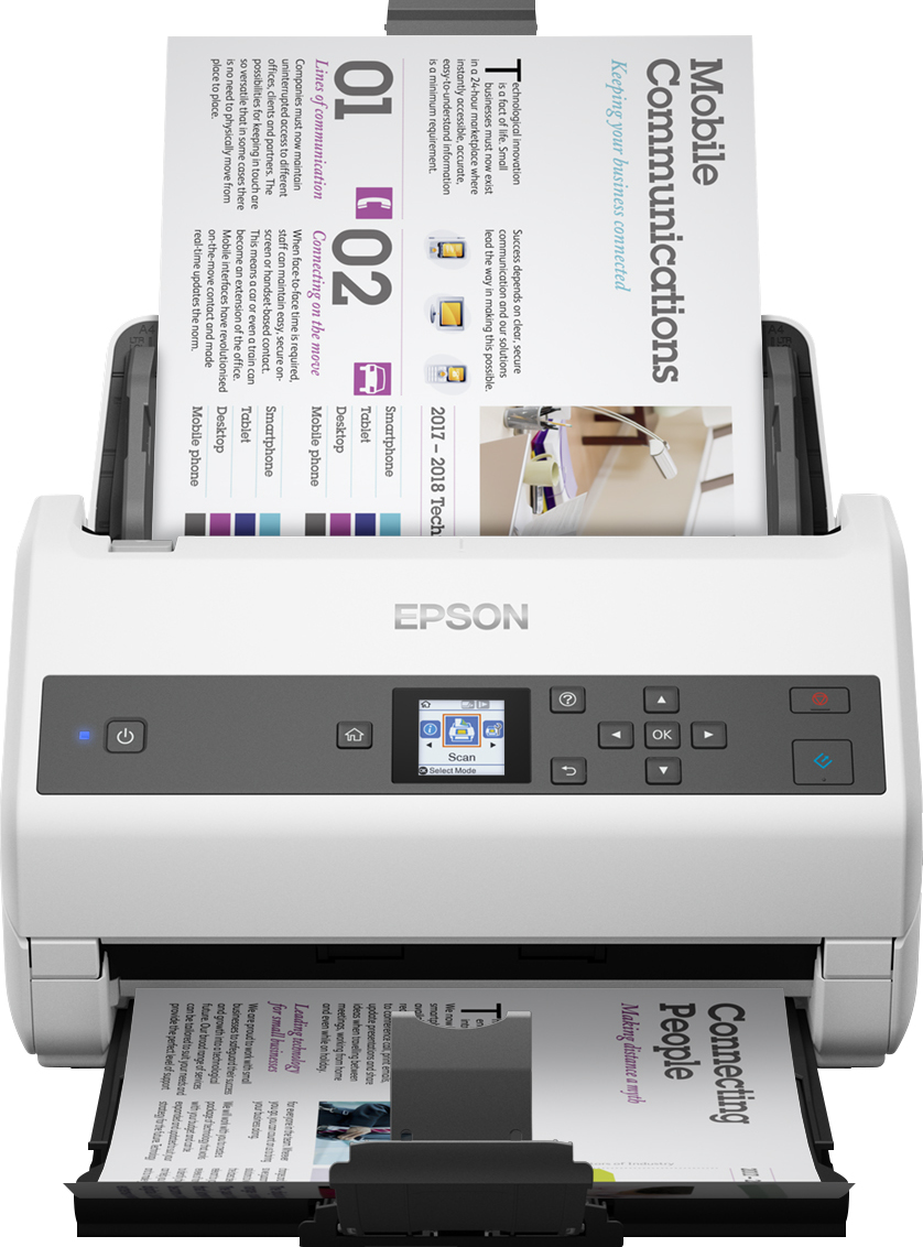 Image of Epson WorkForce DS-970 Sheet-fed scanner 600 x 600 DPI A3 Black, White