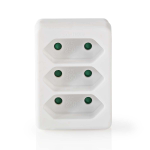 Nedis PSSPL300C1WT power extension 3 AC outlet(s) Indoor White