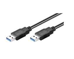 Microconnect USB3.0, M/M, 2m USB cable USB 3.2 Gen 1 (3.1 Gen 1) USB A Black