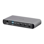 Monoprice 36656 notebook dock/port replicator Wired Thunderbolt 3 Black, Gray