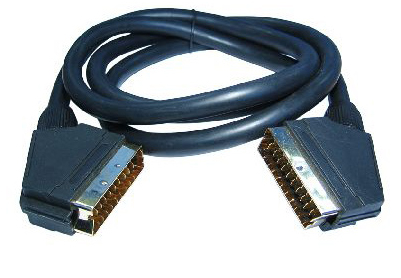 Cables Direct 2SSP-01 SCART cable 1.5 m SCART (21-pin) Black