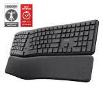 Trust Keyra Draadloos ergonomisch toetsenbord voor meerdere apparaten