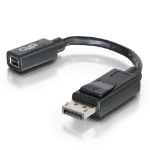 C2G 0.15m DisplayPort Male / Mini DisplayPort F DisplayPort M Black