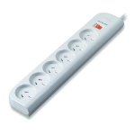 Belkin 6-Outlet Economy surge protector 6 AC outlet(s) 2 m White