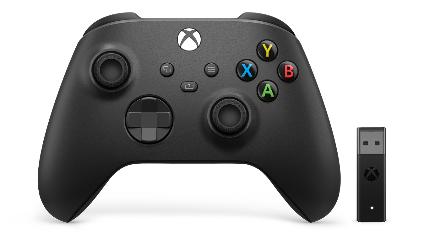 Image of Microsoft Xbox Wireless Controller + Wireless Adapter for Windows...
