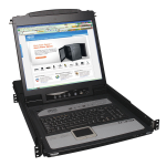 Tripp Lite B020-U08-19-IP rack console 19" Black