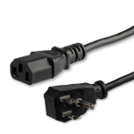 StarTech.com PXTF1016 power cable Black 70.9" (1.8 m) NEMA 5-15P C13 coupler