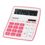 Genie 840 P calculator Desktop Display Pink, White