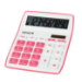 Genie 840 P calculator Desktop Display Pink, White