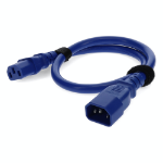 AddOn Networks ADD-C132C1418AWG1M-BE power cable Blue 1 m IEC C13 IEC C14