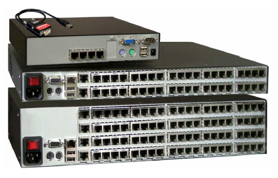 Rose Xtensys KVM switch Rack mounting Black
