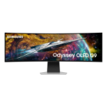 Samsung G95SC computer monitor 124.5 cm (49") 5120 x 1440 pixels Dual QHD OLED Silver