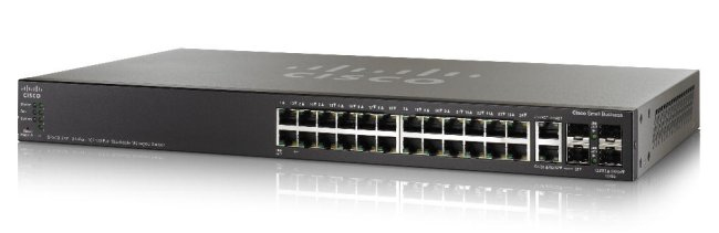 Cisco SG500X-24-K9-NA-RF 24-Port Gigabit 1U Network Switch