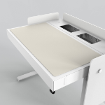Heckler Design H922-4176 desk pad Linoleum Beige