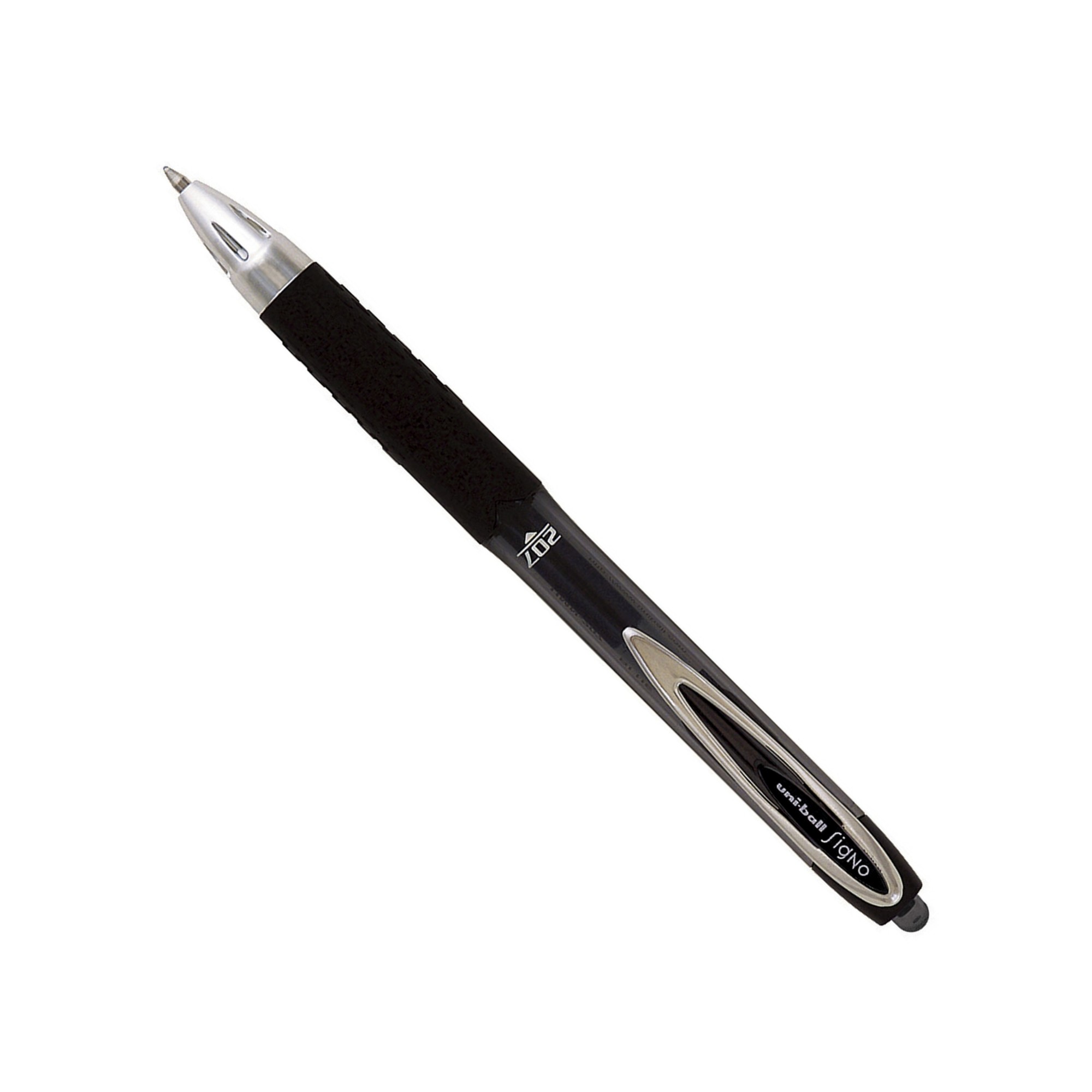 Uni-Ball 207E Signo Rollerball Gel Pen Black Pack of 12