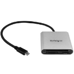 StarTech.com USB 3.0 multi-flashminneskortläsare/skrivare med USB-C - SD, microSD, CompactFlash