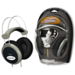 Maxell HP-2000 Hoofdtelefoons Bedraad Zwart, Zilver