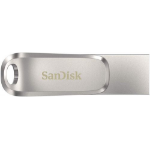 Sanyo SanDisk Ultra Dual Drive Luxe 32GB USB A USB C Stainless Steel Flash Drive
