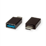 ROLINE 12.03.2997 cable gender changer USB-C USB-A Black