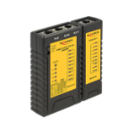 DeLOCK 86107 network cable tester Black,Yellow