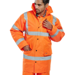 BEESWIFT High Visibility Constructor Jackets Orange XL