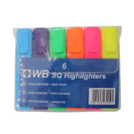 CTS Wholesale Highlighter Assorted Wallet (6)