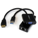 StarTech.com Kit accessori con doppio adattatore per Acer Aspire S7 Ultrabook HDMI a VGA e USB 3.0 a Gigabit Ethernet