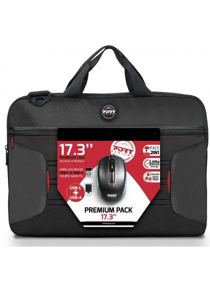 Port Designs Premium 43.9 cm (17.3") Cover Black