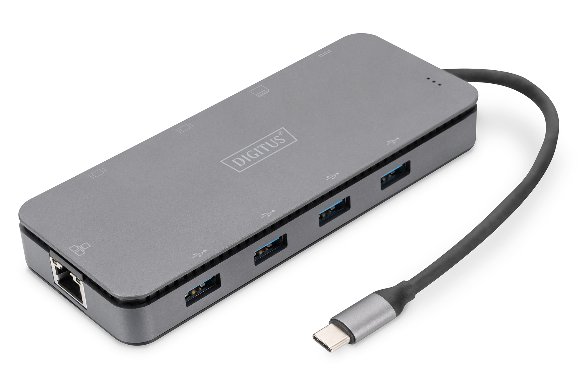 Image of Digitus 11-Port USB-C Docking Station with SSD Enclosure