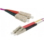 Tecline 392787 fibre optic cable 15 m LC OM4 Violet