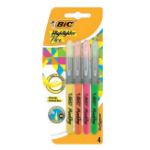 BIC Highlighter Flex marker 4 pc(s) Green, Orange, Pink, Yellow Brush tip