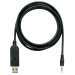 QNAP CAB-CONSOLE-UPJ-1M8 audio cable 70.9" (1.8 m) 3.5mm USB Black