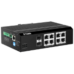 D-Link DIS-F200G-10PS-E network switch Managed L2 Gigabit Ethernet (10/100/1000) Power over Ethernet (PoE) Black