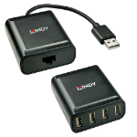 Lindy USB 2.0 Cat.5 Extender 60m, 4 Ports