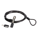 Conceptronic CUSTODIO02BNM Keyed Laptop Lock, Nano Lock Slot, Master Keyed Compatible, 1.8m